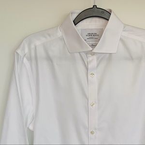 Non-Iron Extra Slim Fit Dress Shirt - White